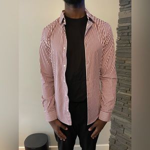 Red striped Zara Shirt